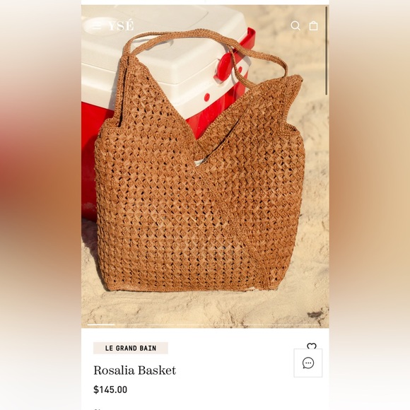 Yse Paris (*not Sezane) Rosalia Basket Bag - Picture 3 of 5